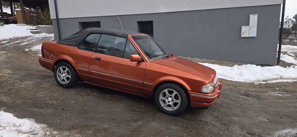 Ford escort mk4 cabrio 1.6 105 km Przebieg 46000 oldtimer auto cabrio