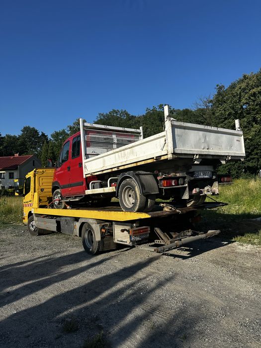 Auto Laweta 24h Pomoc Drogowa Holowanie Transport Ładownośc 5 Ton