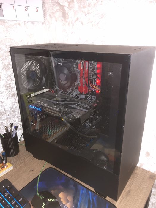 Ігровий ПК RX 580 Ryzen 5 4500 RAM 16GB HDD 1TB SDD 230GB