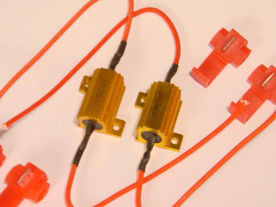 Resistências para piscas LED
