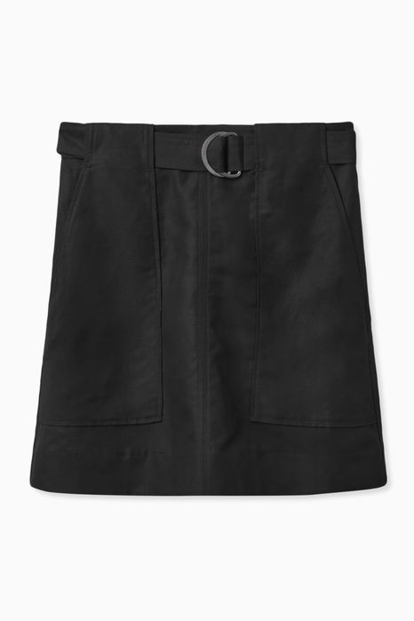 Чорна спідниця Cos юбка миди мини