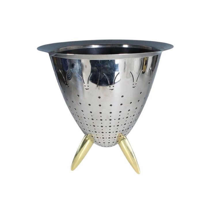Durszlak stał nierdzewna projekt Philippe Starck Officina Alessi Max le Chinois 30 cm Włoski design