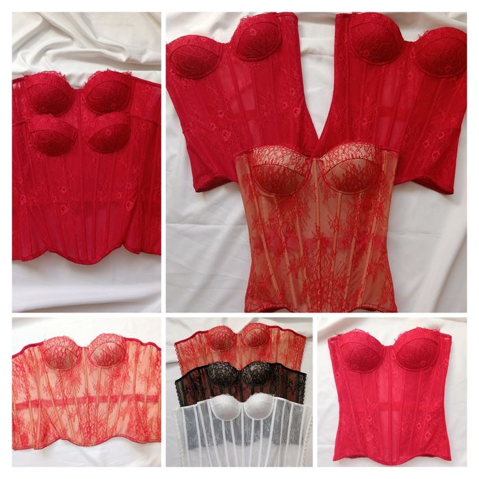 Втягуючі  корсети, корсети з мереживом