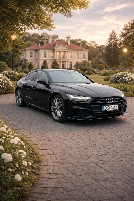 Luksusowe auto do ślubu Audi A7