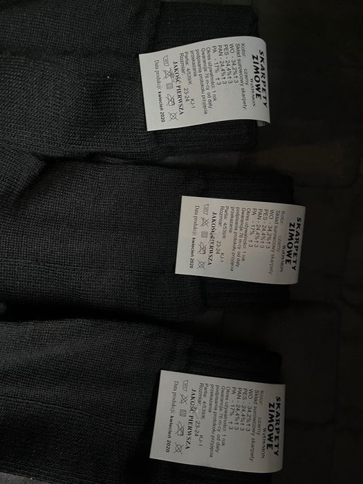 Skarpety zimowe wojskowe