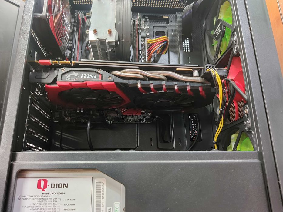 12 яд\24* 3.1Ghz, ОЗУ 32Gb DDR4, GTX 1070 8Gb, 256Gb SSD NVMe !