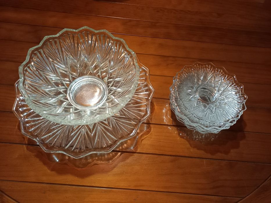 Conjunto de Vidro Prensado