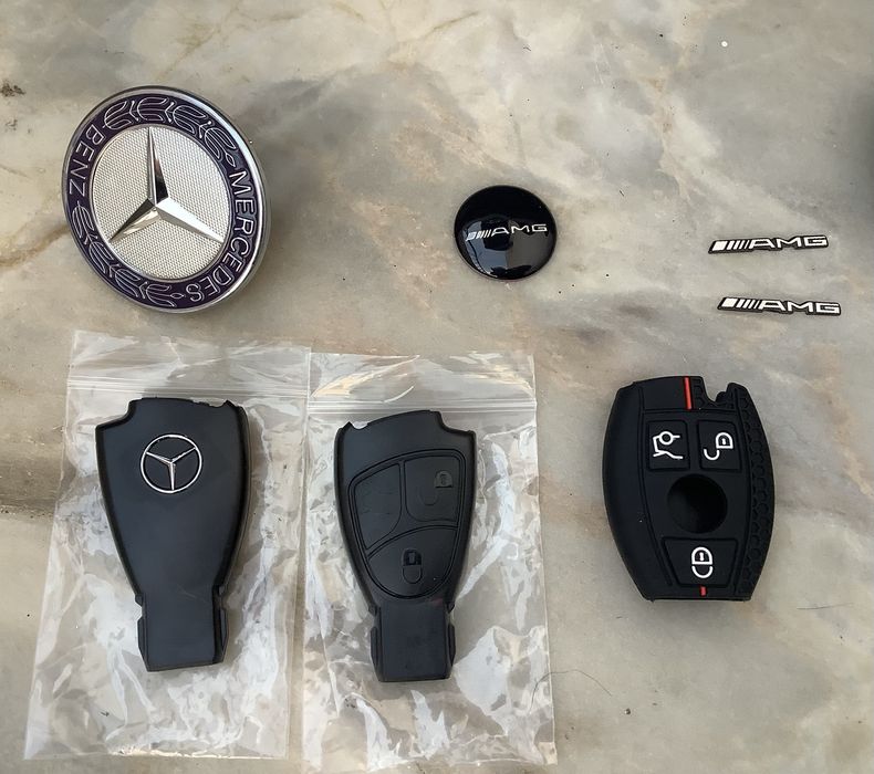 Mercedes simbolos jantes emblemas amg c novos