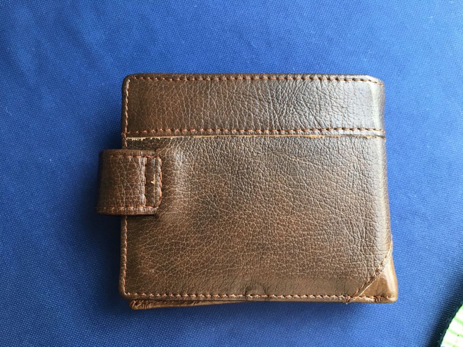 Carteira homem pele
