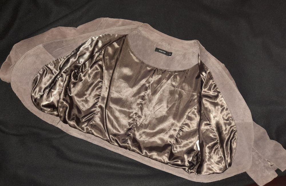 Zamszowa kurteczka Bolerko