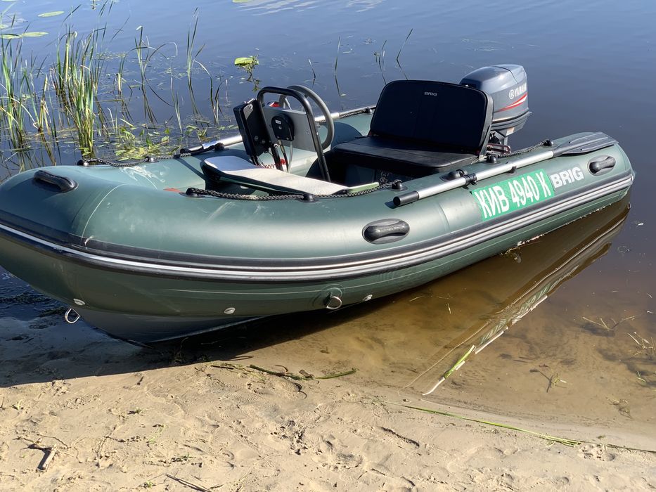 Лодка RIB Brig F 360+Yamaha 30+лафет: 3 999 $ - Моторний човен Пирятин ...