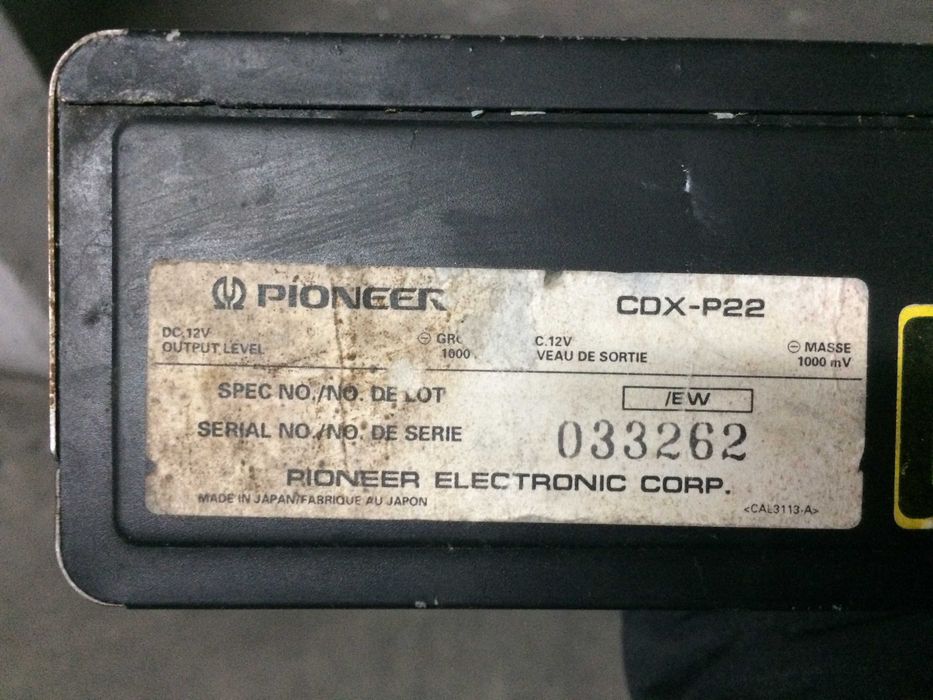 Cx de cd´s PIONEER CDX-P22