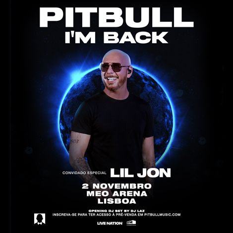 Pitbull Concert Ticket - Golden Circle