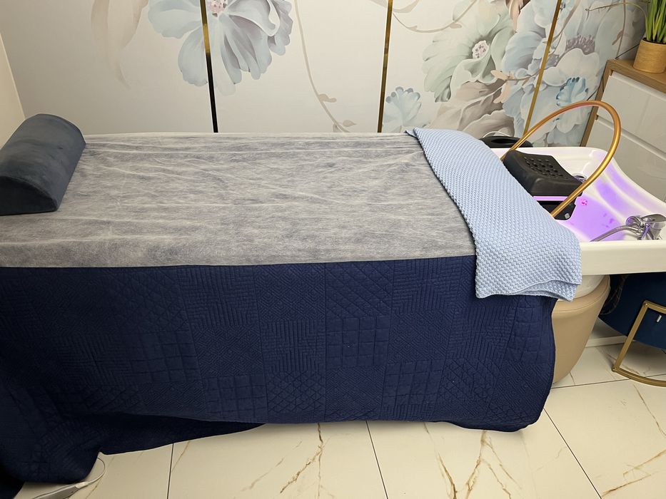 ko do Head Spa + taboret | O2Beauti | beżowe | stan idealny