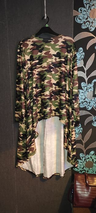 Długa tunika,bluzka  moro 4XL