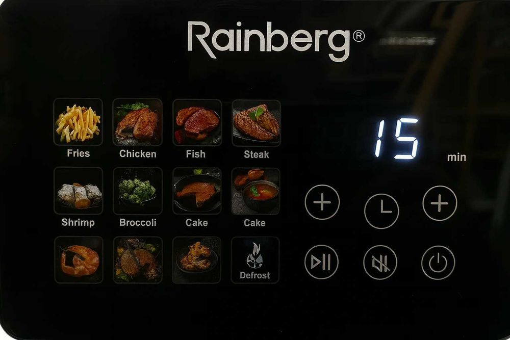 Мощный Аэрогриль фритюрница 12.5л Rainberg RB-2321 4200Вт|2 ТЭНа|новый