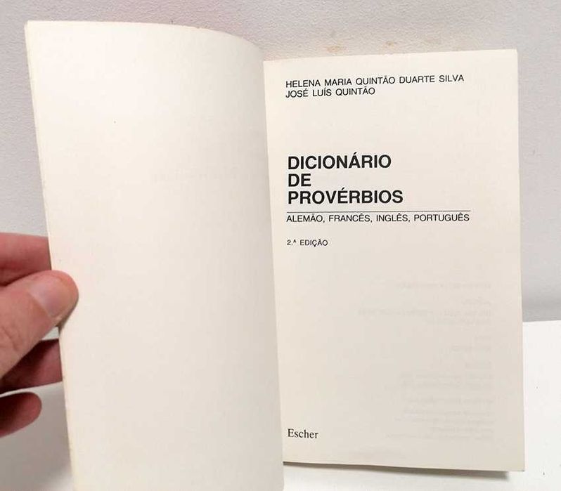 Dicionário de Provérbios (Alemão, Francês, Inglês, Português)