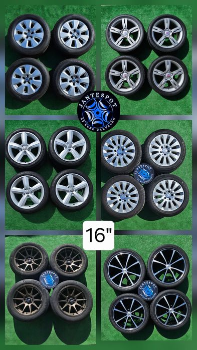 Jantes Audi, Bmw, Mercedes, Toyota, VW em 16" ou 17"