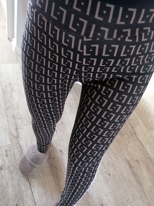 Bawelniane spodnie w gumkę