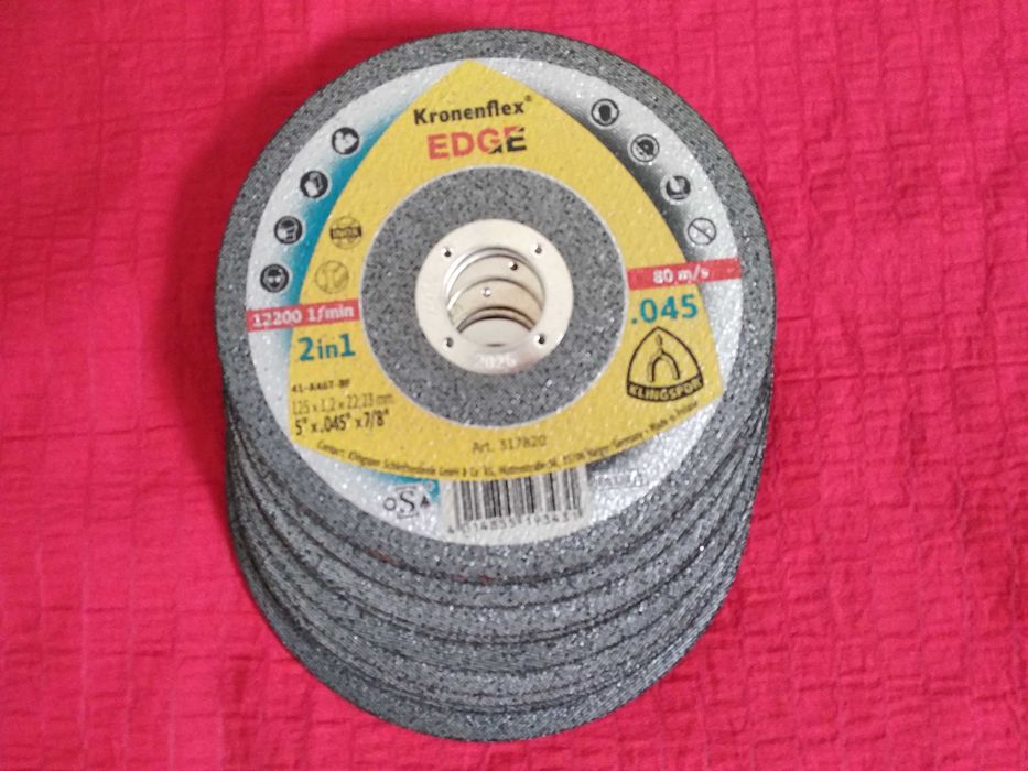 Круг отрезной по металлу Kronenflex EDGE Special 125х1.2х22.23мм