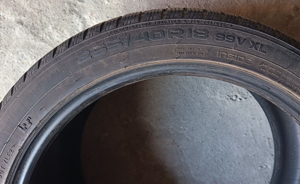 Opony zimowe Nokian 255/40/18 XL 2szt.