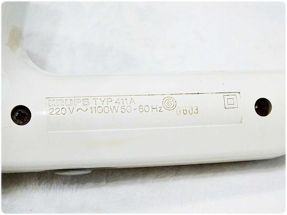 Stara suszarka do włosów KRUPS Turbo 1100 , Typ 411A, Moc 1100W