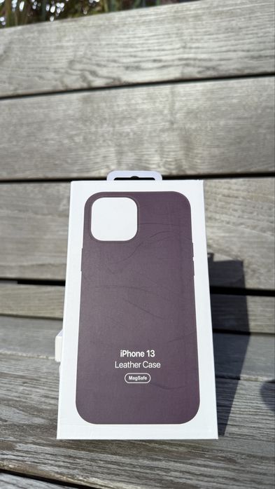 Skórzane Magsafe Etui Iphone 13 Purple