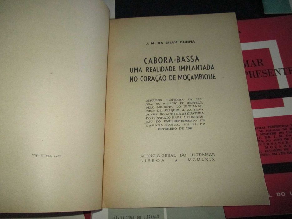 Discursos Silva Cunha Costa Freitas Valy Agência-Geral do Ultramar