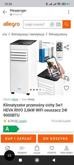 Klimatyzator Reva 3 w 1