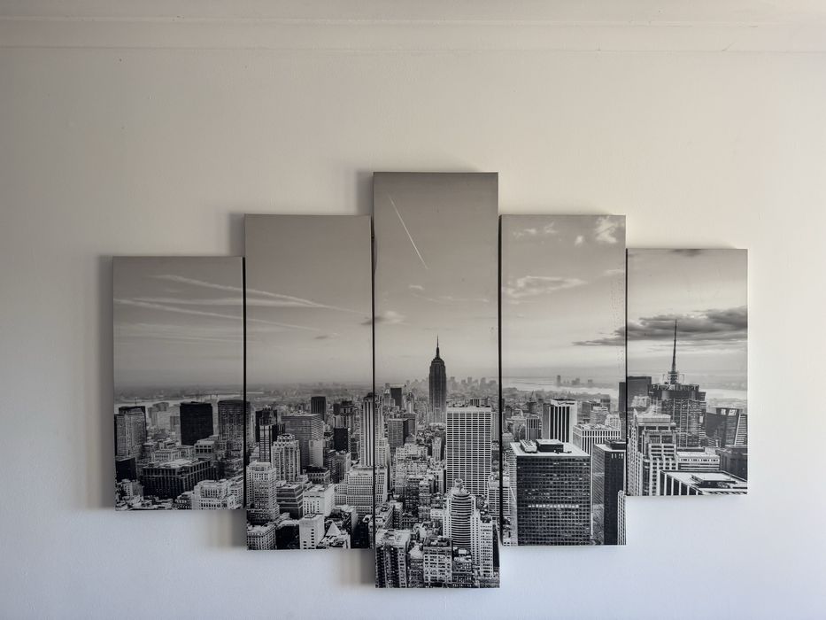 Quadro Decorativo Nova Iorque 5 Peças