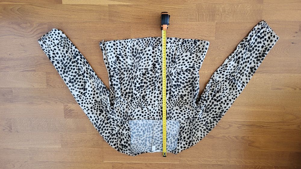 Bluzka satynowa panterka, H&M r. M