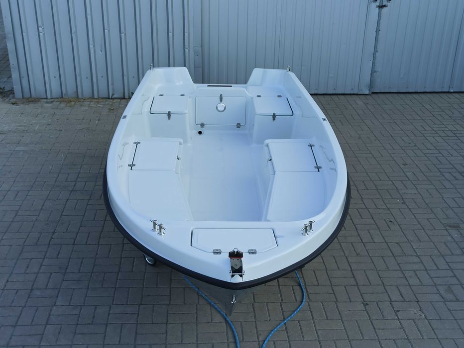 łódź łódka wędkarska motorowa Romana 430 dwupłaszczowa, CE