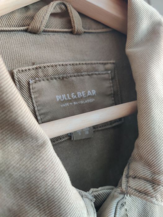 Casaco ganga Caqui Pull&Bear