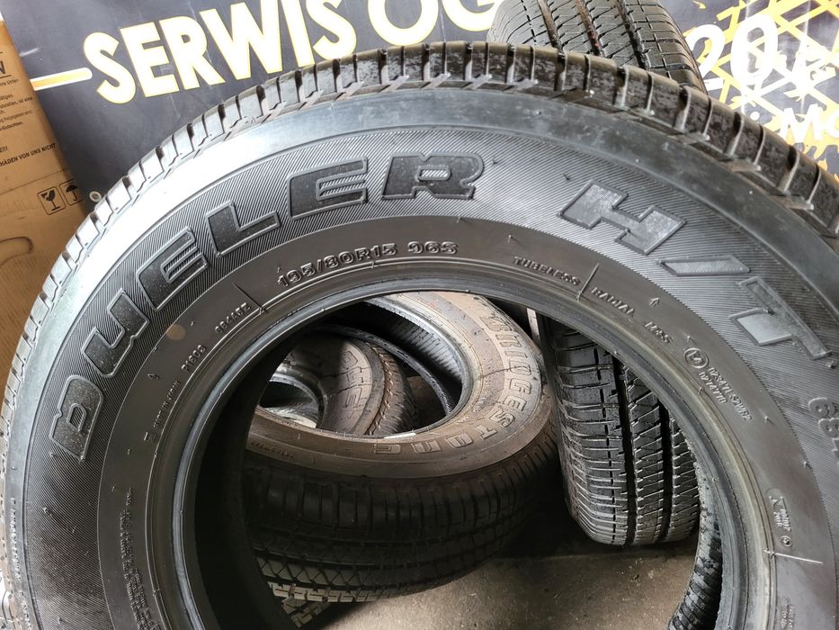 Opony letnie 195/80/15 Bridgestone 7,5mm