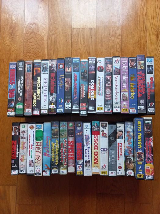 Sprzedam używane kasety VHS - klasyka lat 80/90!