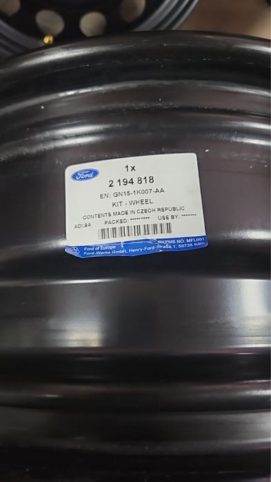 Комплект нових металевих дисків R16 4/108 ford focus