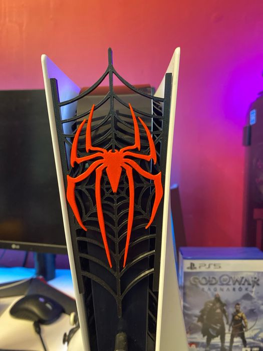 Кастомная декоративная вставка для PS5 “Spider Man”