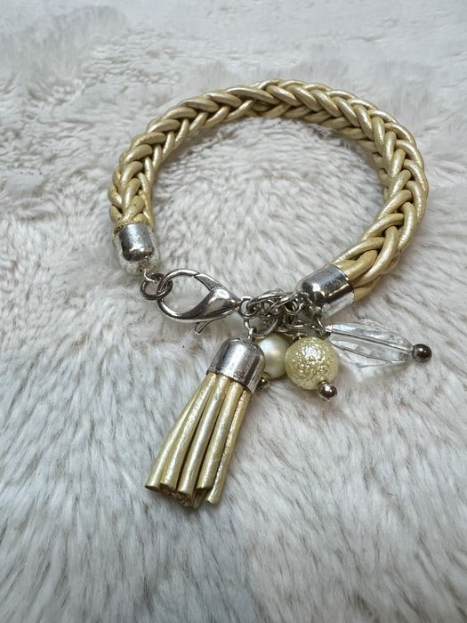 Bransoletka boho etno hippie pleciona warkocz casual klasyczna 30
