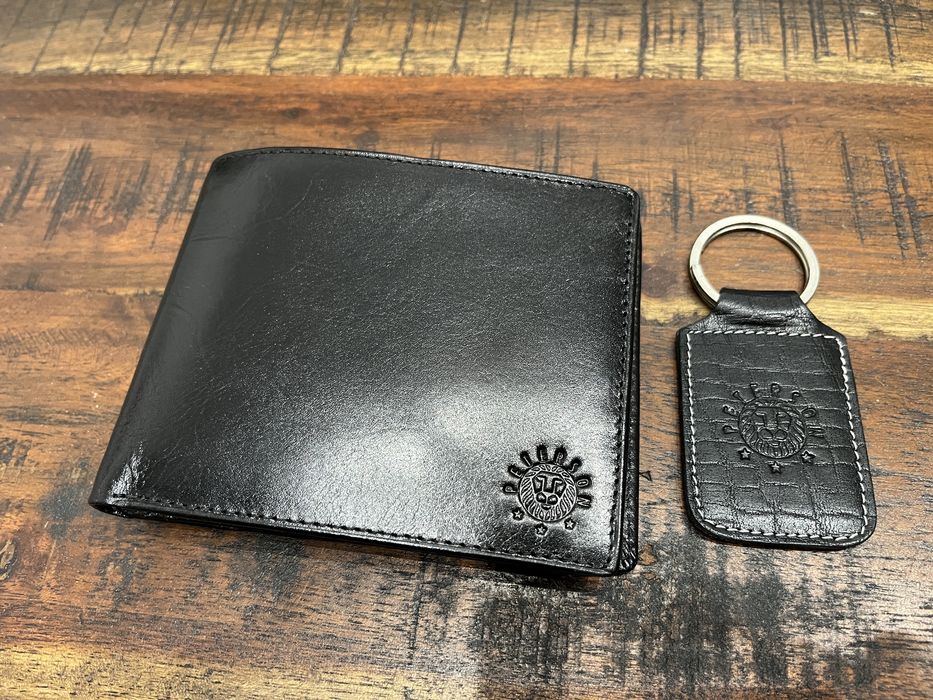 Portfel męski, skórzany, czarny PETERSON