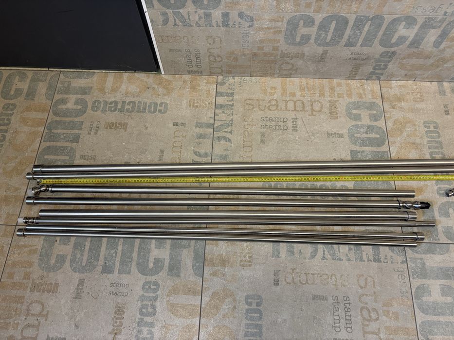 Karnisze rurkowe. Do wykusza.