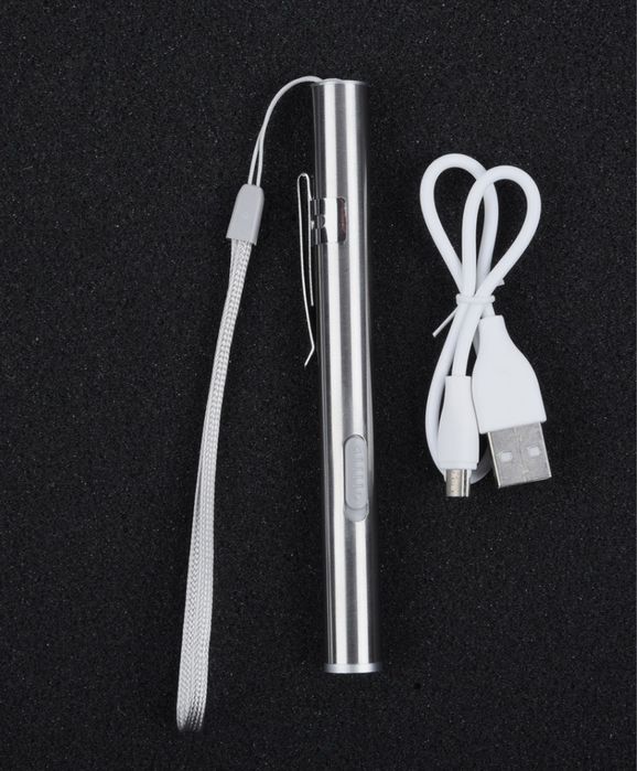 Mini latarka USB LISM ze stali nierdzewnej