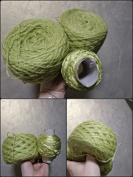 Пряжа нитки для в'язання королівська пайєтка,  Пряжа мохер/ пряжа