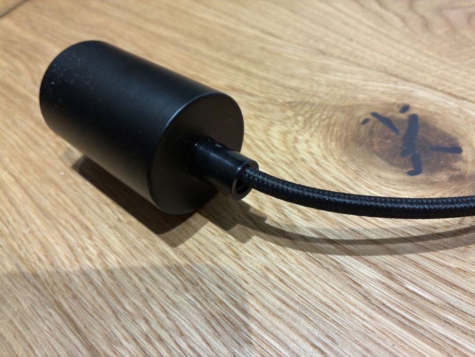 Oprawa dekoracyjna E27 czarna loft