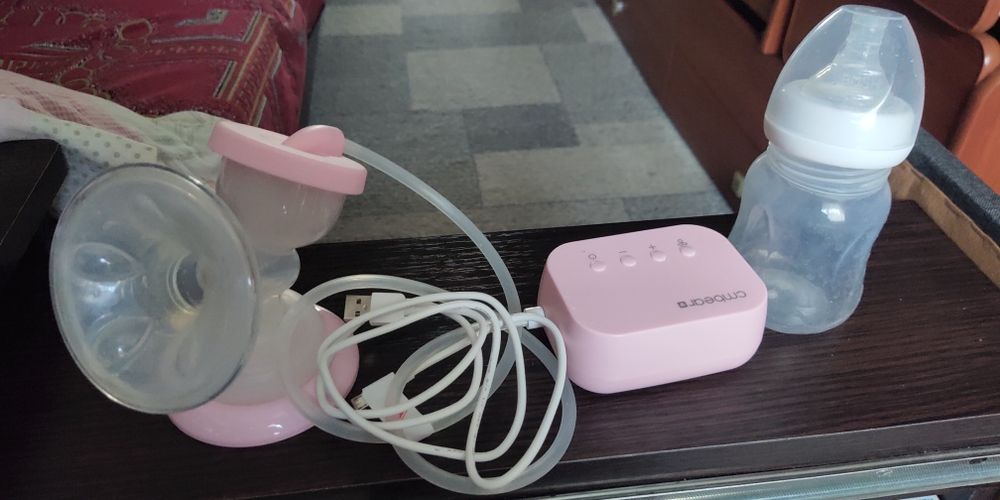 Молоковідсмоктувач електричний CMBear ZRX-821 рожевий Молокоотсос