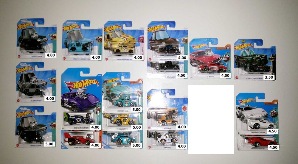 carros hot wheels - Tooned - Carros Miniaturas de Coleção Escala 1/64
