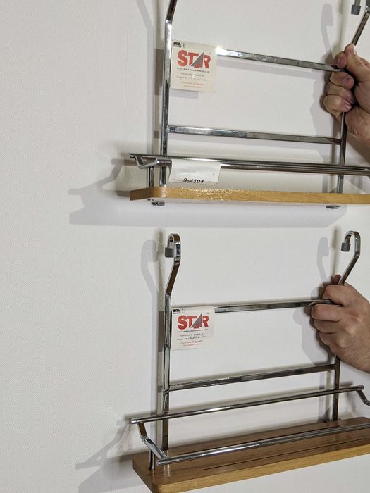 Полиця для спецій під рейлінг, 2 шт.