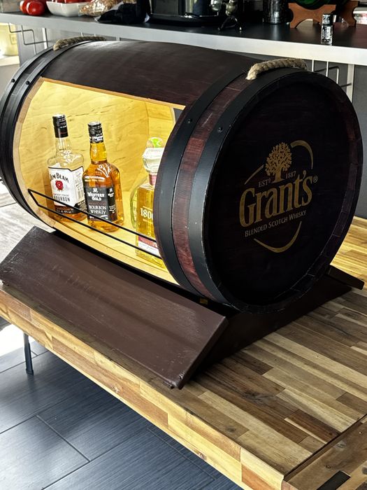 Prezent alko Barek z beczki na alkohol beczka drewniany debowy