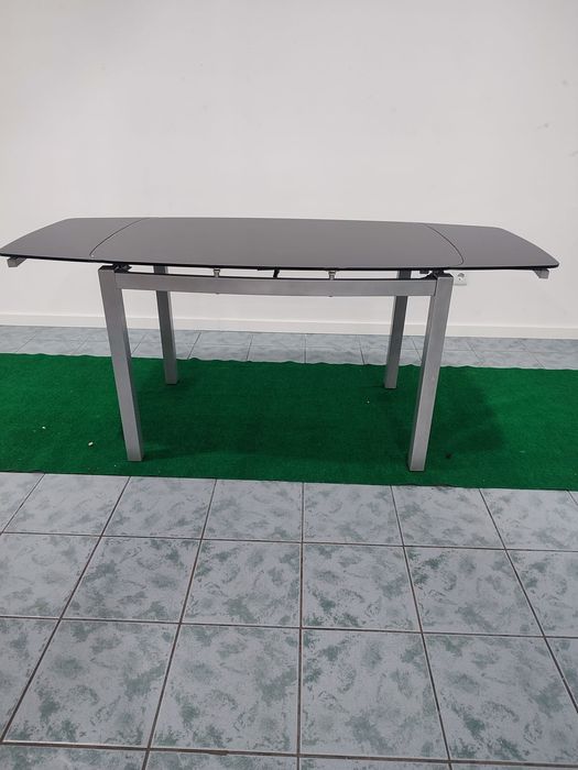 Mesas de vidro extensíveis