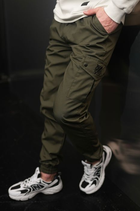 Стильні карго штани на манжеті / 3 кольори/ чоловічі брюки.