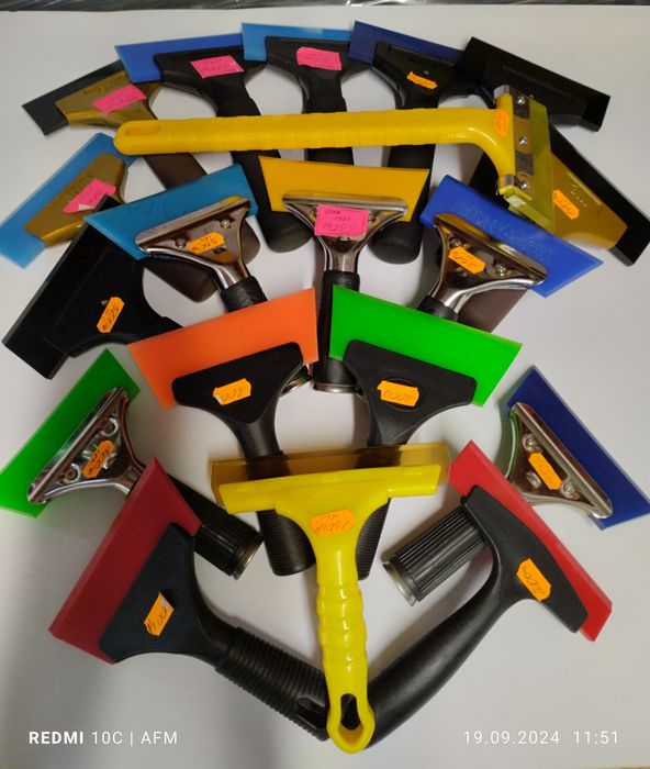 Вигонки поліуретанові для плівок , Ракелі , Інструмент для тонування